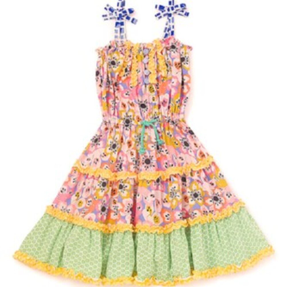 NWT Matilda Jane Tell Me More Floral Twirl Tiered Summer Dress